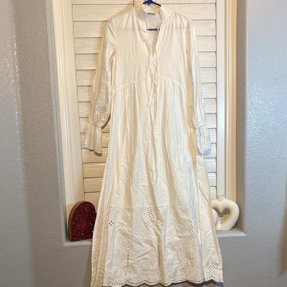 The Kooples White Eyelet Dress